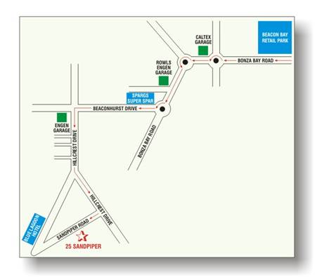 bed & breakfast - directions to 25 sandpiper road